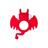 Красное эрекционное кольцо на пенис JOS COCKY DEVIL - JOS - в Ульяновске купить с доставкой