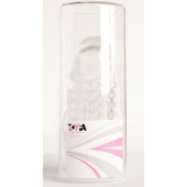 Гелевая прозрачная насадка с 2 отростками - 13 см. - Toyfa Basic - в Ульяновске купить с доставкой