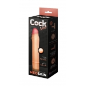 Телесная насадка-удлинитель из неоскин - 19,5 см. - LOVETOY (А-Полимер) - в Ульяновске купить с доставкой