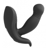 Черный вибромассажер простаты PROSTATE HERO - Dream Toys - в Ульяновске купить с доставкой