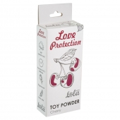 Пудра для игрушек Love Protection с ароматом вишни - 15 гр. - Lola Games - купить с доставкой в Ульяновске