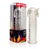 Закрытая прозрачная насадка на пенис Crystal Sleeve Faraon - 13,5 см. - Erowoman-Eroman - в Ульяновске купить с доставкой