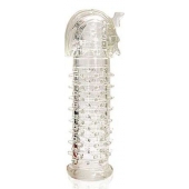 Закрытая прозрачная насадка на пенис Crystal Sleeve Faraon - 13,5 см. - Erowoman-Eroman - в Ульяновске купить с доставкой