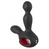 Черный вибромассажер простаты с нагревом и ротацией Prostate Plug - 14,5 см. - Orion - в Ульяновске купить с доставкой