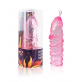 Закрытая рельефная насадка Crystal sleeve snakes в виде змеи с усиками - 14 см. - Erowoman-Eroman - в Ульяновске купить с доставкой
