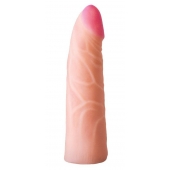 Фаллическая насадка на трусики харнесс - 17,5 см. - LOVETOY (А-Полимер) - купить с доставкой в Ульяновске