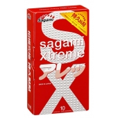 Утолщенные презервативы Sagami Xtreme Feel Long с точками - 10 шт. - Sagami - купить с доставкой в Ульяновске