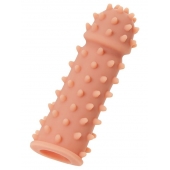 Телесная реалистичная насадка KOKOS Extreme Sleeve 03 с дополнительной стимуляцией - 12,7 см. - KOKOS - в Ульяновске купить с доставкой