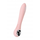 Розовый силиконовый вибратор с электростимуляцией GALVANI VIBE - 21 см. - ToyFa - купить с доставкой в Ульяновске