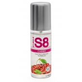Смазка на водной основе S8 Flavored Lube со вкусом вишни - 125 мл. - Stimul8 - купить с доставкой в Ульяновске
