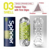 Мастурбатор SPINNER Shell - Tenga - в Ульяновске купить с доставкой