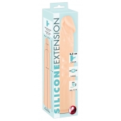 Телесная насадка-удлинитель Silicone Extension - 19 см. - Orion - в Ульяновске купить с доставкой