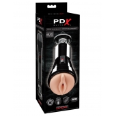 Телесный вибромастурбатор-вагина Cock Compressor Vibrating Stroker - Pipedream - в Ульяновске купить с доставкой