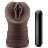 Коричневый мастурбатор-вагина Alexis - Blush Novelties - в Ульяновске купить с доставкой