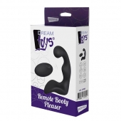 Черный вибромассажер простаты REMOTE BOOTY PLEASER - Dream Toys - в Ульяновске купить с доставкой