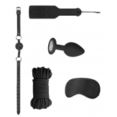 Черный игровой набор Introductory Bondage Kit №5 - Shots Media BV - купить с доставкой в Ульяновске