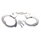 Металлические наручники Beginner s Metal Cuffs - Pipedream - купить с доставкой в Ульяновске