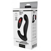 Черный вибромассажер простаты SWIRLING P-PLEASER - Dream Toys - в Ульяновске купить с доставкой