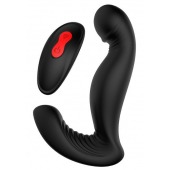 Черный вибромассажер простаты SWIRLING P-PLEASER - Dream Toys - в Ульяновске купить с доставкой