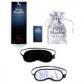 Набор из двух масок на глаза Soft Blindfold Twin Pack - Fifty Shades of Grey - купить с доставкой в Ульяновске