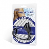 Стимулятор простаты с фиксацией эрекционным кольцом Prostate Gear - BlueLine - в Ульяновске купить с доставкой