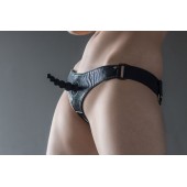 Черные трусики Better с анальной насадкой - 8 см. - Lola Games - купить с доставкой в Ульяновске