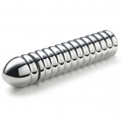 Рельефный фаллос для интенсивного электросекса Groovey George - 20 см. - MyStim - купить с доставкой в Ульяновске