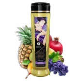Массажное масло Libido Exotic Fruits с ароматом экзотических фруктов - 240 мл. - Shunga - купить с доставкой в Ульяновске