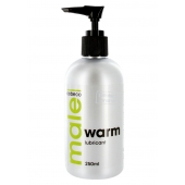 Лубрикант с согревающим эффектом MALE Cobeco Warm Lubricant - 250 мл. - Cobeco - купить с доставкой в Ульяновске