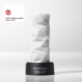 Белый 3D мастурбатор POLYGON - Tenga - в Ульяновске купить с доставкой