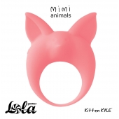 Оранжевое эрекционное кольцо Kitten Kyle - Lola Games - в Ульяновске купить с доставкой