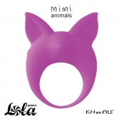 Фиолетовое эрекционное кольцо Kitten Kyle - Lola Games - в Ульяновске купить с доставкой