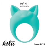 Зеленое эрекционное кольцо Lemur Remi - Lola Games - в Ульяновске купить с доставкой