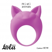Фиолетовое эрекционное кольцо Lemur Remi - Lola Games - в Ульяновске купить с доставкой