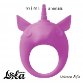Фиолетовое эрекционное кольцо Unicorn Alfie - Lola Games - в Ульяновске купить с доставкой