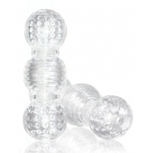 Прозрачный фигурный мастурбатор Master Stroker - Blush Novelties - в Ульяновске купить с доставкой