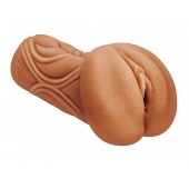 Кофейный мастурбатор-вагина Dumpling - Lola Games - в Ульяновске купить с доставкой