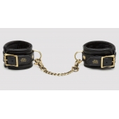 Черные наручники Bound to You Faux Leather Wrist Cuffs - Fifty Shades of Grey - купить с доставкой в Ульяновске