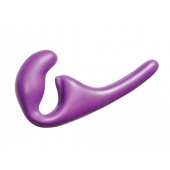 Фиолетовый безремневой страпон Seduction - 20,5 см. - Lola Games - купить с доставкой в Ульяновске