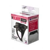 Черный пояс для насадок CLASS STRAP Restyling - LOVETOY (А-Полимер) - купить с доставкой в Ульяновске