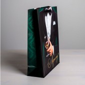 Бумажный пакет «Лучшему!» - 23 х 27 см. - Сима-Ленд - купить с доставкой в Ульяновске