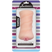 Телесный мастурбатор-вагина X-Basic Pocket Pussy без вибрации - Lovetoy - в Ульяновске купить с доставкой