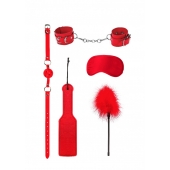 Красный игровой набор БДСМ Introductory Bondage Kit №4 - Shots Media BV - купить с доставкой в Ульяновске