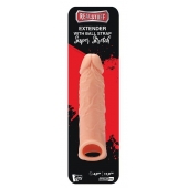 Телесная насадка EXTENDER WITH BALL STRAP 6.5 - 17 см. - Dream Toys - в Ульяновске купить с доставкой