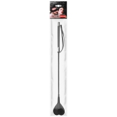 Черный стек с наконечником-сердечком - 54 см. - Notabu - купить с доставкой в Ульяновске