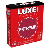 Текстурированные презервативы LUXE Royal Extreme - 3 шт. - Luxe - купить с доставкой в Ульяновске