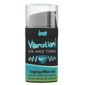 Жидкий интимный гель с эффектом вибрации Vibration! Gin   Tonic - 15 мл. - INTT - купить с доставкой в Ульяновске