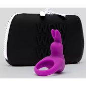 Фиолетовое эрекционное виброкольцо Happy Rabbit Cock Ring Kit - Happy Rabbit - в Ульяновске купить с доставкой