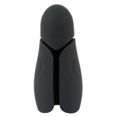 Черный силиконовый вибромастурбатор с нагревом Masturbator with 2 Functions - Orion - в Ульяновске купить с доставкой