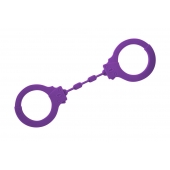 Фиолетовые силиконовые поножи Limitation - Lola Games - купить с доставкой в Ульяновске